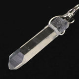 米国アーカンソー州産 水晶 28mm原石ペンダントトップ 1.7g (ID:65071)