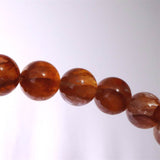 ヘマタイトインクォーツ ライモナイトインクォーツ 10mm玉ブレスレット 29.8g (ID:65083)