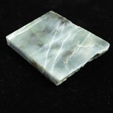 糸魚川翡翠  小滝産 50mm原石スライス グリーン ディレクトリカード付 41.90g (ID:65172)