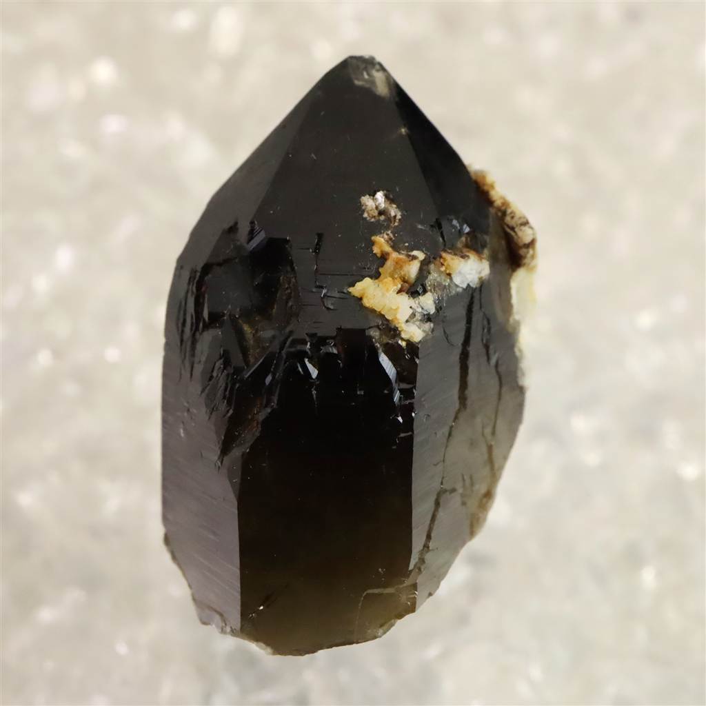 岐阜県中津川市蛭川産 黒水晶（モリオン）30mm 原石 カテドラル 13.0g