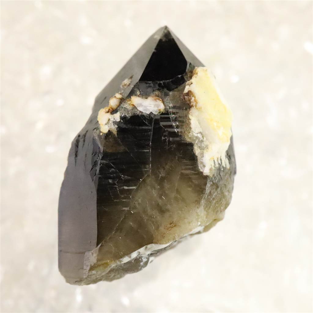 岐阜県中津川市蛭川産 黒水晶（モリオン）30mm 原石 カテドラル 13.0g