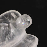 ヒマラヤ水晶 マニカラン産  80mm エンジェル 天使 置物 73.2ｇ (ID:65505)