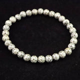 H&E社 ガーディアナイト（AZOZEO) 6mm玉ブレスレット 証明書付 8.5g　 (ID:65560)