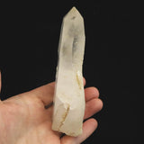 高千穂天岩戸水晶 AAA 126mm原石 貫入 レコードキーパー ディレクトリーカード付 247.5g (ID:65574)