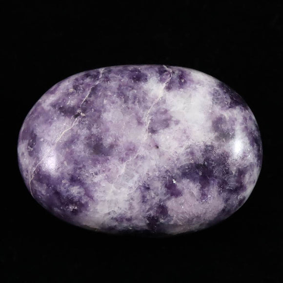 インド産 レピドライト 55mmパームストーン 91.6g (ID:65694)