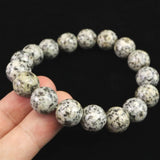 京都府産　鞍馬石 12mm玉ブレスレット　証明書付 41.9ｇ (ID:65697)