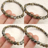 インドネシア産 イジェン水晶　 6mm玉ブレスレット 証明書付 9.8ｇ (ID:65700)