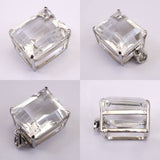 レムリアンシード SA  20mmステップカット ペンダントトップ 9.8g (ID:65703)