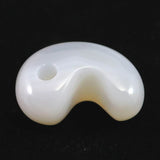 北海道 花石メノウ 瑪瑙 20mm勾玉 ディレクトリカード付 3.31g (ID:65707)