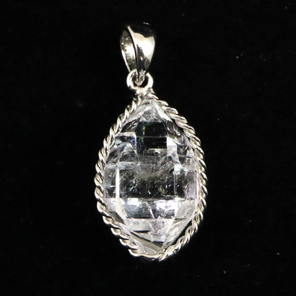 ハーキマーダイヤモンド 原石　ペンダントトップ 3.3g (ID:65755)