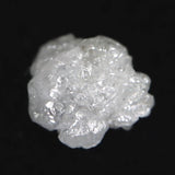 天然 ダイヤモンド ホワイト グレー　5.2ｍｍ原石  0.54ct (ID:65886)