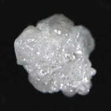 天然 ダイヤモンド ホワイト グレー　5.2ｍｍ原石  0.54ct (ID:65886)