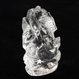 ヒマラヤ水晶 マニカラン産  35mm ガネーシャ彫刻置物　17ｇ (ID:65936)