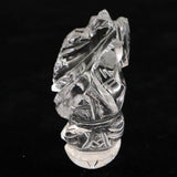 ヒマラヤ水晶 マニカラン産  35mm ガネーシャ彫刻置物　17ｇ (ID:65936)