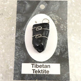H&E社　チベタンテクタイト 原石 ペンダントトップ 6.6g (ID:65984)