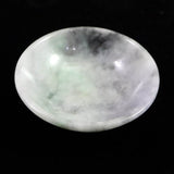 ミャンマー産 グリーン翡翠 ヒスイ 56mm小皿 42.7g (ID:65988)