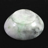 ミャンマー産 グリーン翡翠 ヒスイ 56mm小皿 42.7g (ID:65988)