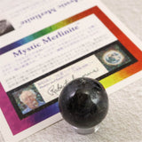 H&E社 ミスティックメルリナイト 25mmスフィア 証明書付 24.2g (ID:66041)