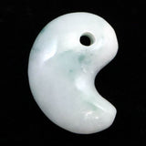 糸魚川翡翠  ヒスイ 小滝産 薄緑 21mm勾玉 ディレクトリカード付 5.02g (ID:66042)