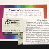 H&E社 フェナカイト(AZOZEO)  3.0mmラウンドカット ピアス 証明書付 (ID:66399)