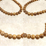 伊勢神宮御山杉 内宮大杉 7mm玉ブレスレット 証明書付 2.8g (ID:66401)