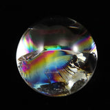 アイリスクォーツ レインボー水晶　32mmスフィア 水晶玉 45.1g (ID:66475)