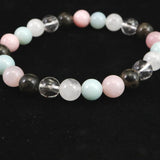 H&E社 フェナカイト 喜び、愛と光 (AZOZEO) ブレスレット  8mm玉  証明書付 17.3g (ID:66598)