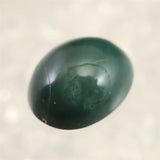 出雲碧玉 出雲石  10mmオーバル ルース ディレクトリーカード付 0.44g (ID:66782)