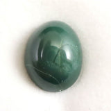 出雲碧玉 出雲石  10mmオーバル ルース ディレクトリーカード付 0.44g (ID:66782)
