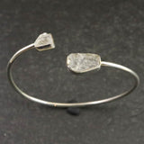 ロシア産 フェナカイト 14mm 原石 2石 バングル 5.03g 鑑別書付 (ID:66868)