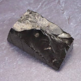 隠岐の島 黒曜石 47mm原石 カット ディレクトリカード付 44.1g (ID:66911)