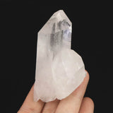 米国アーカンソー州産水晶 原石 クラスター ツイン セルフヒールド レコードキーパー   95.6ｇ (ID:67079)