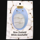 H&E社 ニュージーランドホワイトアゼツライト (AZOZEO) タンブル ペンダント 8.2g　 (ID:67221)