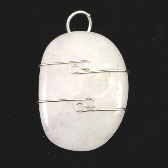 ホワイト）アゼツライトペンダントトップ | 榎本通商