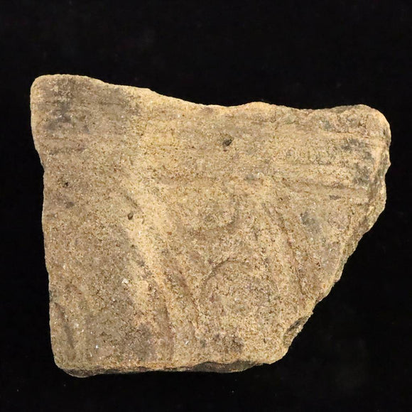 縄文土器 縄文中期 東北・北海道地域  63mm陶片  37.7g  (ID:67339)