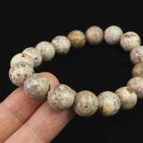 姫川薬石（ノーマル） 12mm玉ブレスレット　証明書付　42.1ｇ (ID:67353)