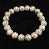 京都府産　鞍馬石 10mm玉ブレスレット　証明書付 28.1ｇ (ID:67466)