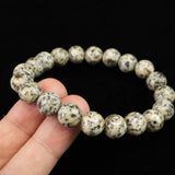 京都府産　鞍馬石 10mm玉ブレスレット　証明書付 28.1ｇ (ID:67466)