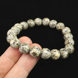 京都府産　鞍馬石 10mm玉ブレスレット　証明書付 28.1ｇ (ID:67466)