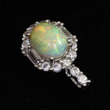 プレシャスオパール 9mm オーバル ペンダントトップ 1.58ｇ (ID:67601)