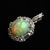 プレシャスオパール 9mm オーバル ペンダントトップ 1.58ｇ (ID:67601)