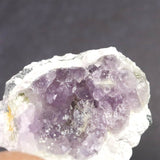 福島県只見町産 かぐや姫水晶 紫水晶 2個セット　17.4g (ID:67960)