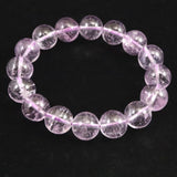 クンツァイト ３Aグレード 12.5mm玉ブレスレット 53.2ｇ　 (ID:67993)