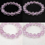 クンツァイト ３Aグレード 12.5mm玉ブレスレット 53.2ｇ　 (ID:67993)