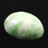 日高翡翠（ホワイトグリーン） 18mm オーバル ルース 3.53g (ID:68194)
