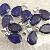 ラピスラズリ 14X10mmペアシェイプ ペンダントトップ  (ID:68316)