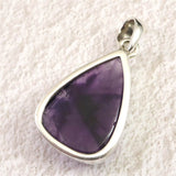 トラピッチェアメジスト　27mmカボション ペンダントトップ 8.2g **特価品** (ID:68376)