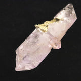 ベラクルス州産 アメジスト エレスチャル 71mm結晶 原石 DT 貫入 46.2g (ID:68421)