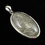 リビアンデザートグラス 25mmオーバル ペンダントトップ 4.6g  (ID:68466)