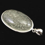 リビアンデザートグラス 25mmオーバル ペンダントトップ 4.6g  (ID:68466)